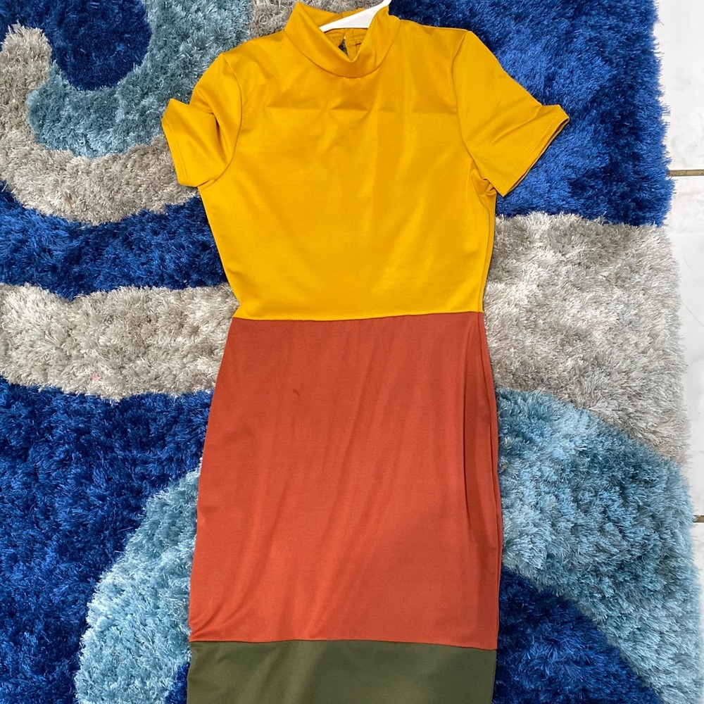 fashion nova color lock midi dress